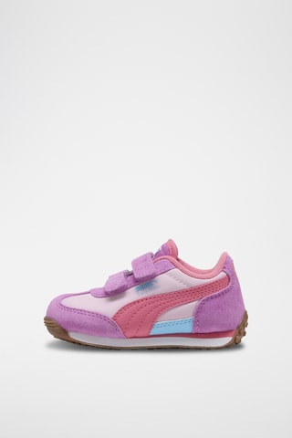 Sneakers in pelle Easy Rider  - Rosa chiaro