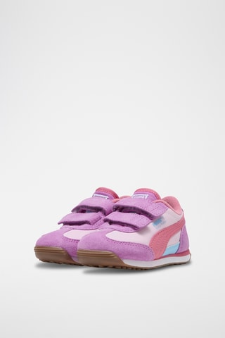 Sneakers in pelle Easy Rider  - Rosa chiaro