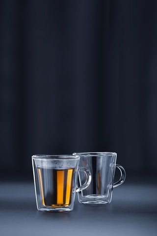 2 mugs double paroi en verre borosilicate Canteen -  20 cl