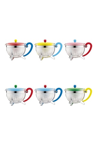 Théière en verre borosilicate Chambord - 1 l - Modèle aléatoire