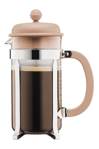 Cafetière à piston en acier inoxydable et verre borosilicate Caffetiera - 1 l