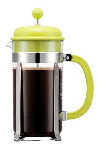 Cafetière à piston en acier inoxydable et verre borosilicate Caffetiera - 1 l