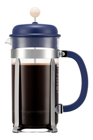 Cafetière à piston en acier inoxydable et verre borosilicate Caffetiera - 1 l