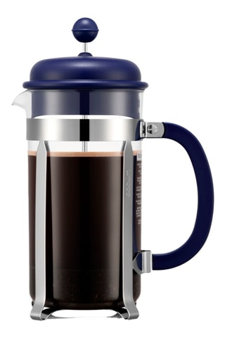 Cafetière à piston en acier inoxydable, verre borosilicate et silicone Caffetiera - 1 l