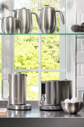 Bouilloire en acier inoxydable et verre borosilicate Bistro - 1 l - 2000 W