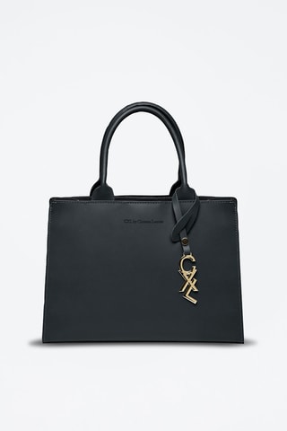 Borsa a mano in pelle Royal - Nero