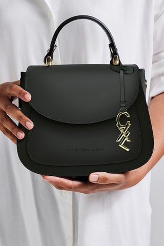 Borsa a mano in pelle Haussmann - Nero