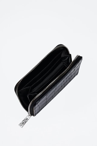 Portafoglio in pelle Tuilerie - Nero