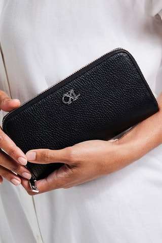 Portafoglio in pelle Concorde - Nero
