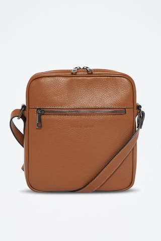 Borsa a tracolla in pelle - Marrone