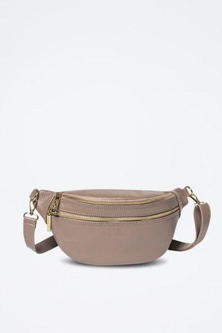 Marsupio in pelle di vitello Abbesses - Taupe