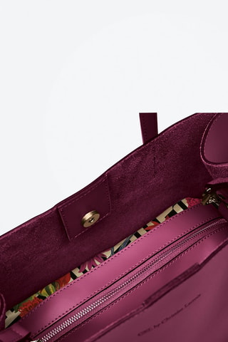 Shopping bag in pelle Rivoli - Rosa
