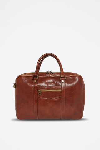 Cartella in pelle - Marrone