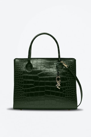 Borsa a mano in pelle Montaigne - Verde