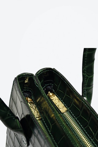 Borsa a mano in pelle Montaigne - Verde