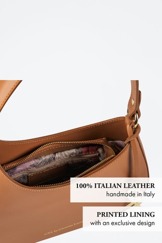 Borsa a spalla in pelle Ambroise - Marrone