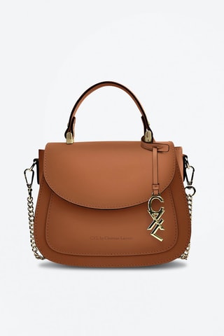 Borsa a mano in pelle Haussmann - Marrone