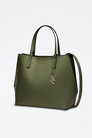 Borsa a mano in pelle di vitello Rivoli - Verde