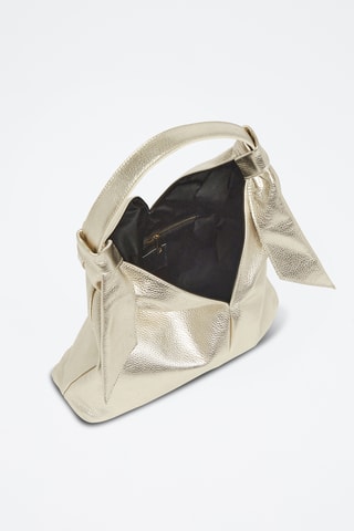 Borsa a spalla in pelle - Dorato