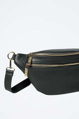 Marsupio in pelle di vitello Abbesses - Nero