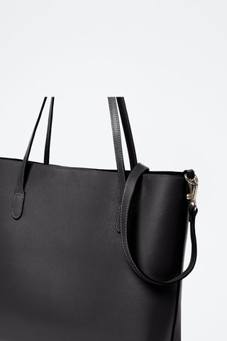 Borsa a mano in pelle di vitello Vendôme - Nero
