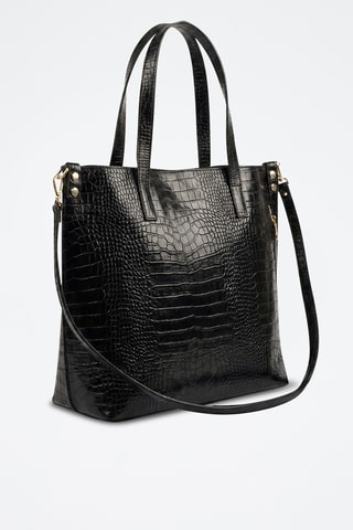 Borsa a mano in pelle Maud - Nero