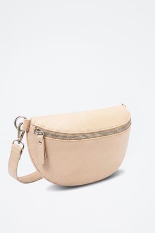 Marsupio in pelle di vitello Isla - Beige