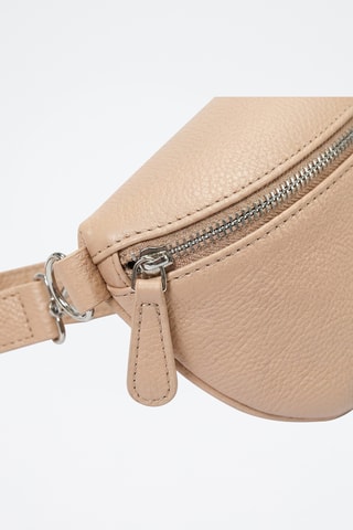 Marsupio in pelle di vitello Isla - Beige