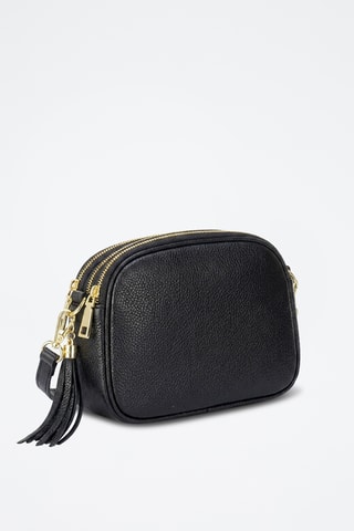 Borsa a tracolla in pelle di vitello Romane - Nero