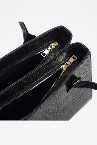 Sac à main en cuir Juliette - Noir