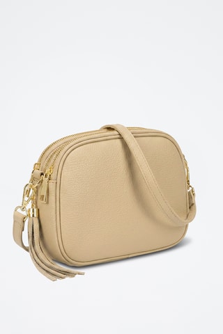 Borsa a tracolla in pelle di vitello Romane - Taupe