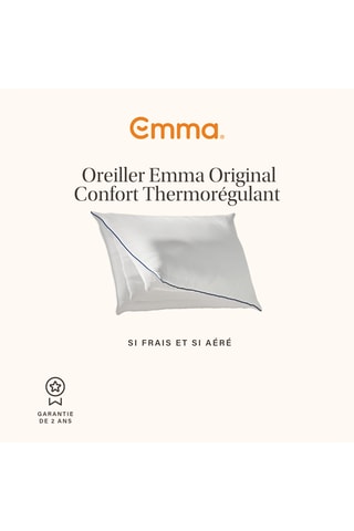 2 oreillers Emma Original Adapt Thermorégulant - Blanc