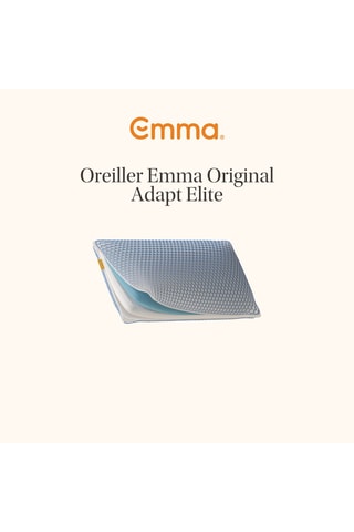 Lit Emma One Cocoon Plus, matelas Emma Original Pro et 2 oreillers Emma Original Adapt Elite