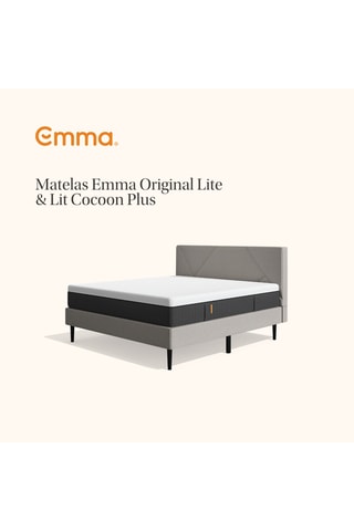 Matelas Emma Original Elite et lit One Cocoon Plus