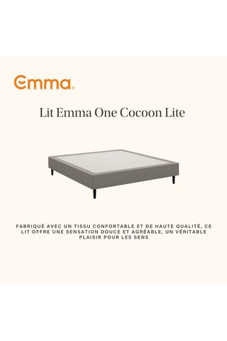 Matelas Original Lite, lit One Cocoon Lite Emma et 2 oreillers Emma Original Adapt Thermorégulant