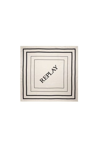 Lenço quadrado - Branco