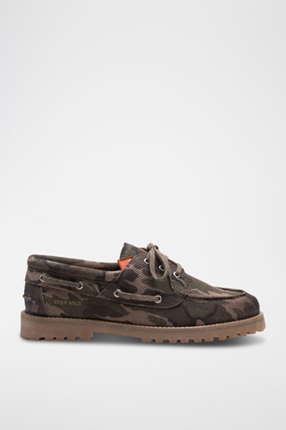 Sapatos de vela em couro - Castanho