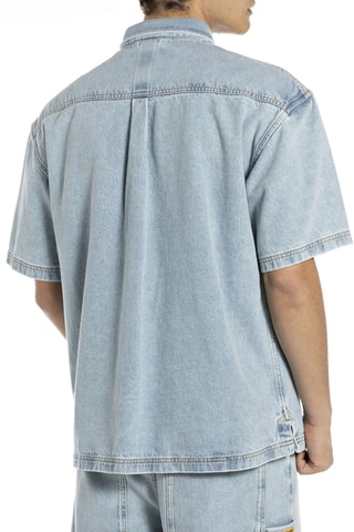Camisa de ganga - Azul