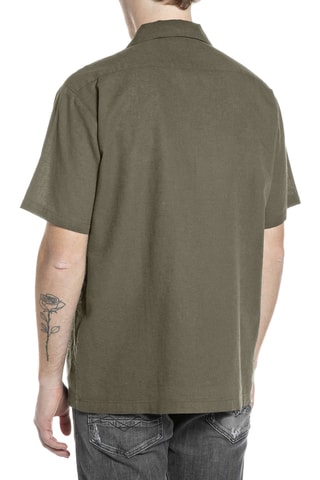 Camisa em linho - Verde