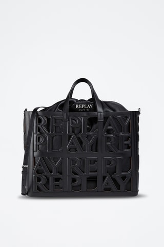 Mala shopper - Castanho e preto