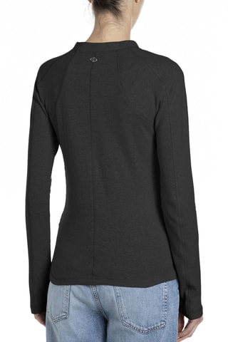 T-shirt em linho - Preto