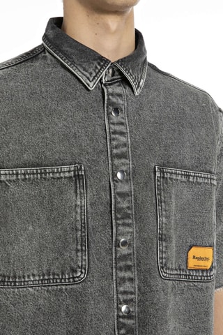 Camisa de ganga - Cinzento