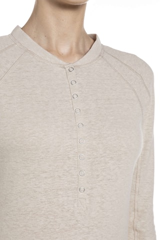 T-shirt em linho - Bege