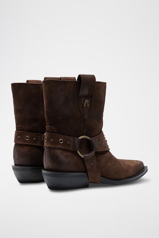 Botins em nobuck - Castanho