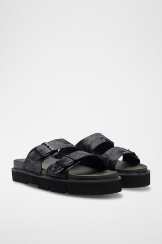 Mules em couro - Preto