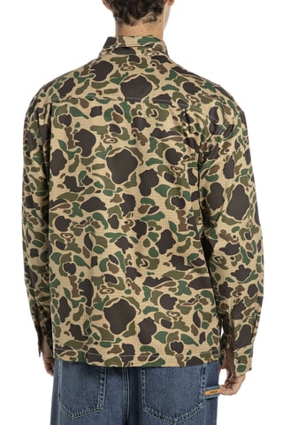 Camisa - Verde e castanho
