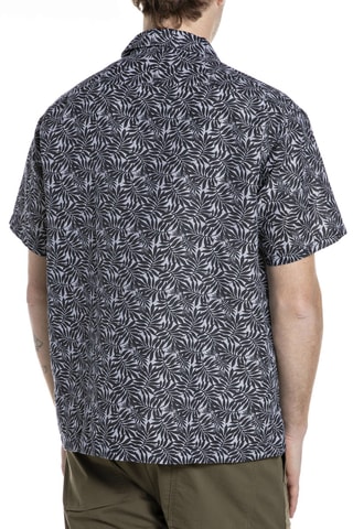 Camisa em linho - Azul
