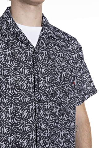 Camisa em linho - Azul