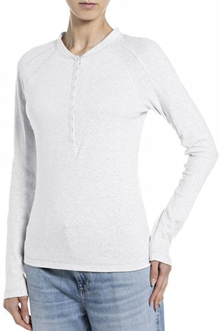 T-shirt em linho - Branco