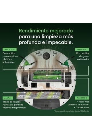 Robot aspirador friegasuelos Roomba® Max 775 Combo y base AutoWash™